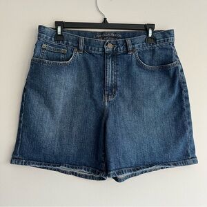 Lauren Jeans Co Ralph Lauren Classic Blue Denim Women's Jean Shorts size 12P